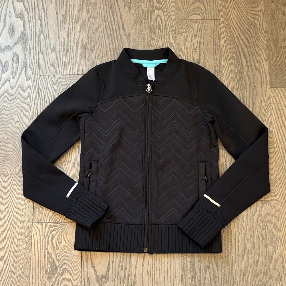 Ivivva Black Chevron Jacket for Kids